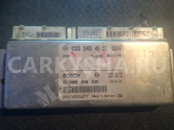 ECU ESP Mercedes-Benz E-klasse III (W211, S211) Универсал 5 дв. оригинальный номер A0335454132 0265109516 A 033 545 41 32 0 265 109 516